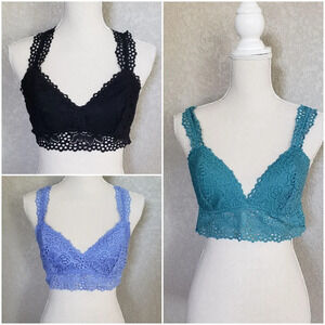 Aerie Set of 3 bralette size Large